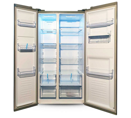 Холодильник GINZZU NFK-521 сталь