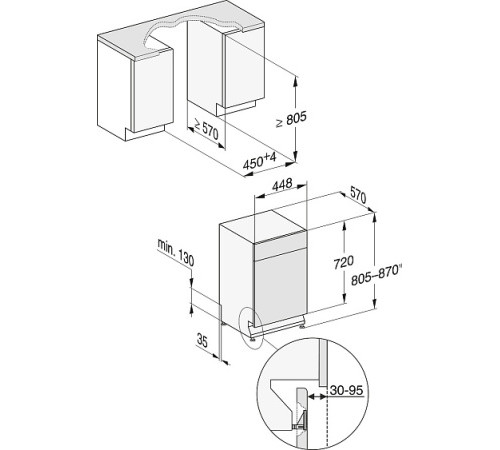 Посудомоечная машина MIELE G 5430 SCU SL ACTIVE