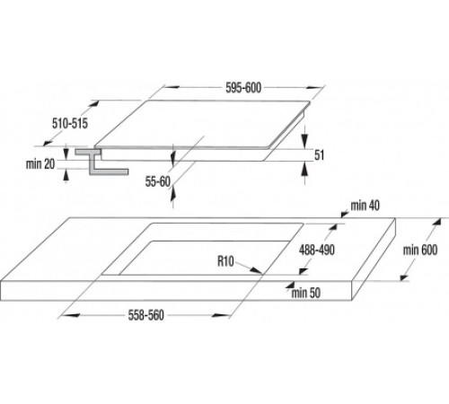 Поверхность GORENJE IT 614 X