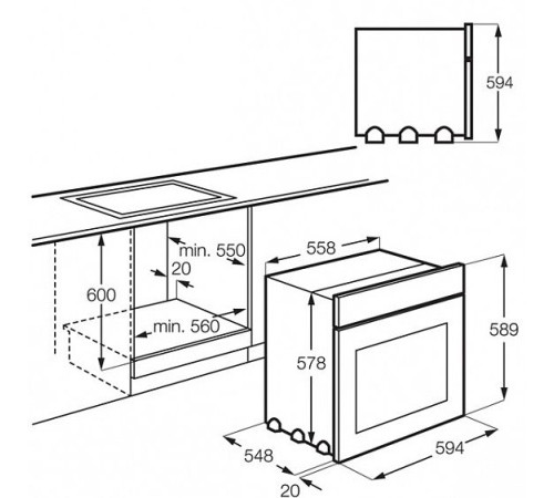 Духовой шкаф ZANUSSI zos 35802 xd