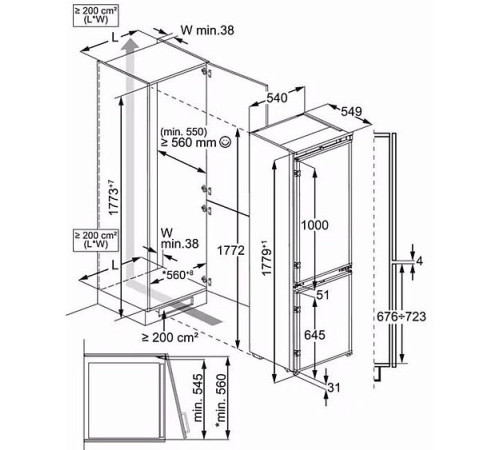 Холодильник AEG TSC7G181ES