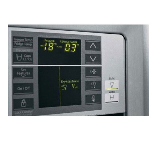 Холодильник IO MABE ORE24CGHFBI бежевый, ручки золото/бронза