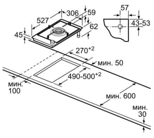 Варочная поверхность BOSCH PRA3A6D70