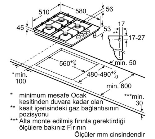 Варочная поверхность BOSCH PBP6C5B82O