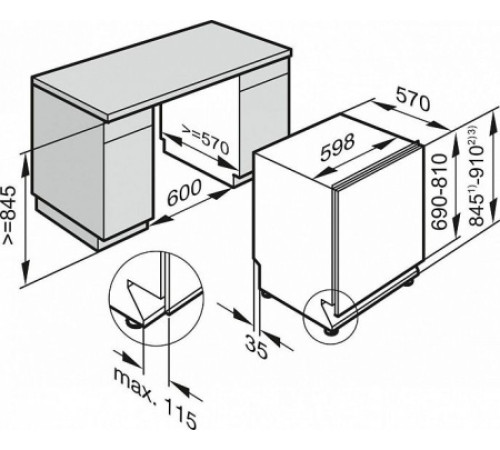 Посудомоечная машина встраиваемая полноразмерная MIELE pg 8083 scvi xxl