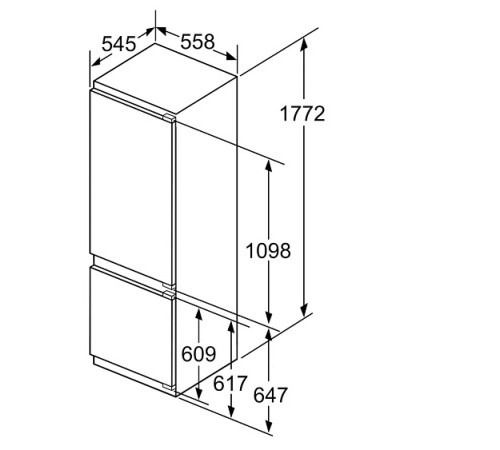 Холодильник BOSCH KIS87AFE0