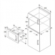 Встраиваемая микроволновая печь CANDY mic 20 gdfn