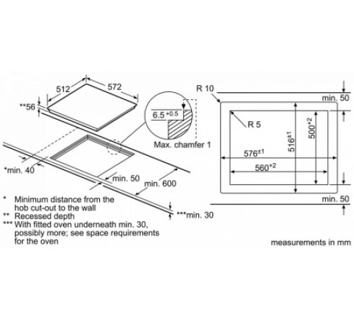 Варочная поверхность Siemens EH 601FEB1 черный