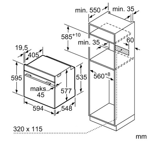 Духовой шкаф BOSCH HBG 872DC1S