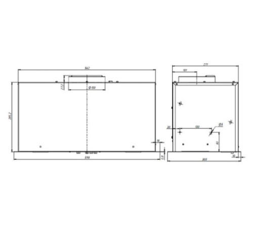 Вытяжка ELIKOR Cube 60П-1000 белый SM/белый