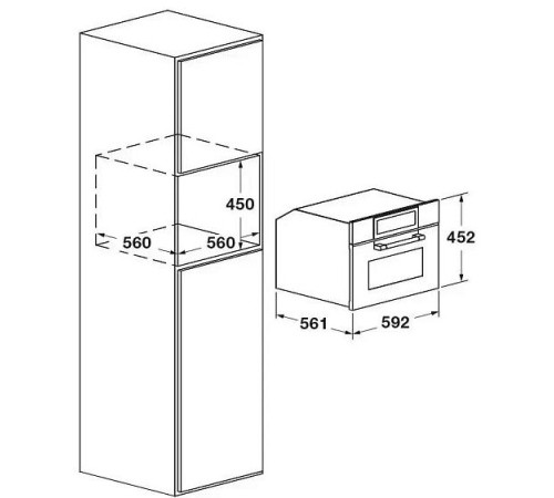 Микроволновая печь FULGOR Milano FCLGMO 4508 TEM BK