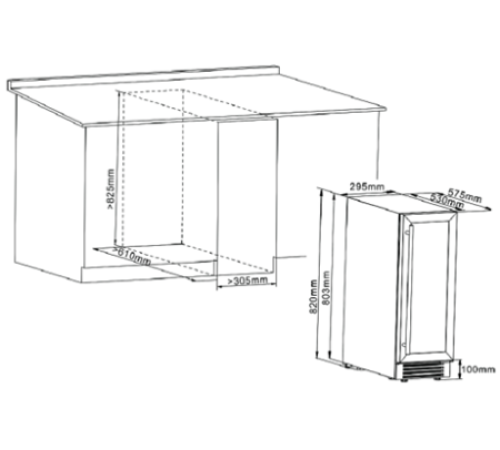 Винный шкаф CELLAR PRIVATE CP017-2TB