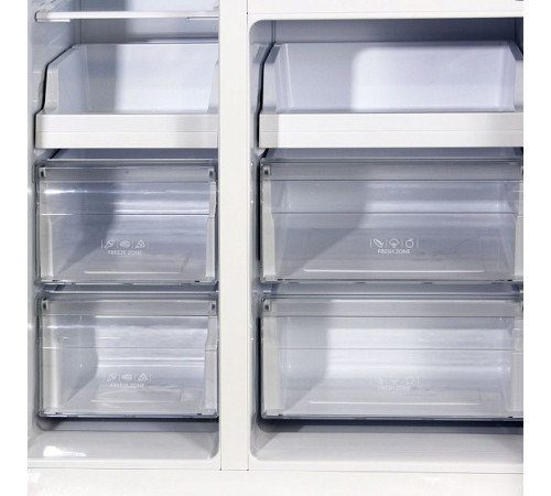 Холодильник GINZZU NFK-610 Black glass