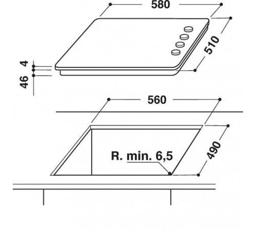 Поверхность INDESIT RI 860 C