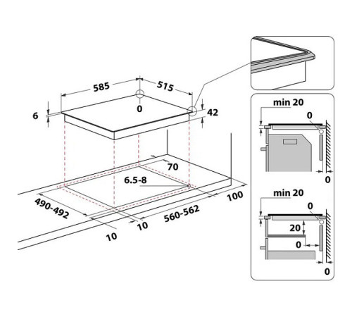 Варочная поверхность HOTPOINT-ARISTON HR 607 IN