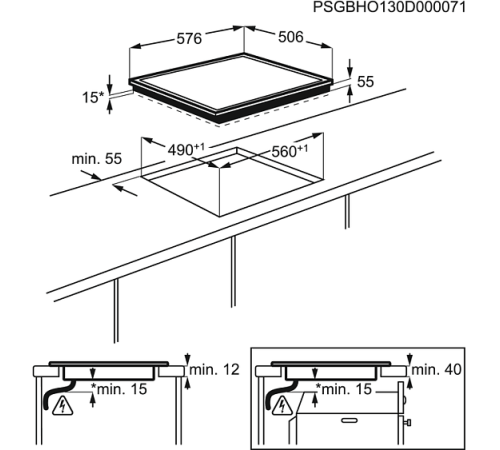 Поверхность ZANUSSI zen 6641 xba