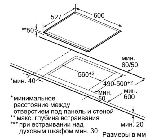 Поверхность BOSCH pib672e14e