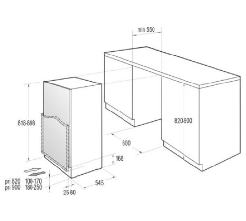 Холодильник GORENJE RIU 6091 AW