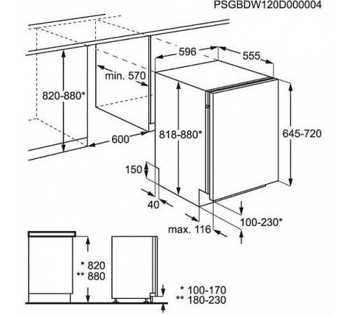 Посудомоечная машина AEG F 55522 VI0