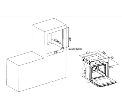 Духовой шкаф AKPO PEA 6008 MSD02 IX