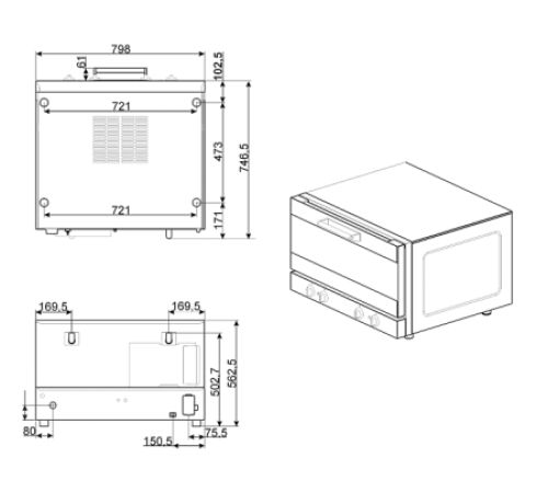 Многофункциональная печь SMEG ALFA420MFH