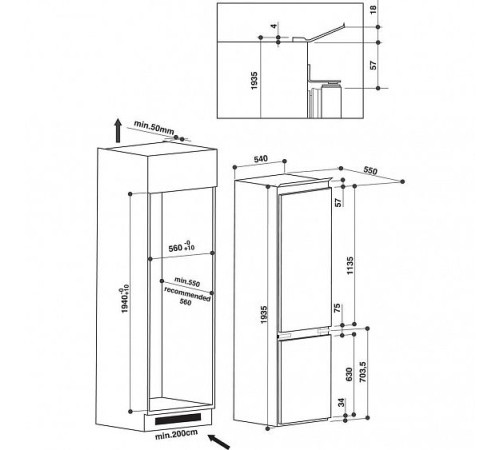 Духовой шкаф KRONA STRETTO 45 BL