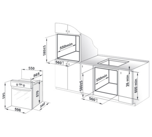 Электрический духовой шкаф GEFEST ЭДВ ДА 622-02 К28