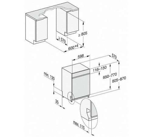 Посудомоечная машина MIELE G7310SCI