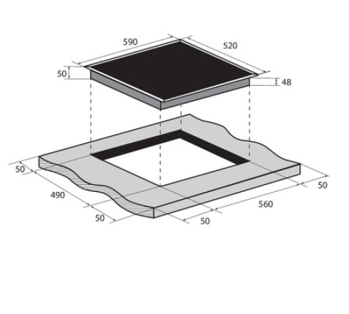 Варочная поверхность ZUGEL ZEH607B