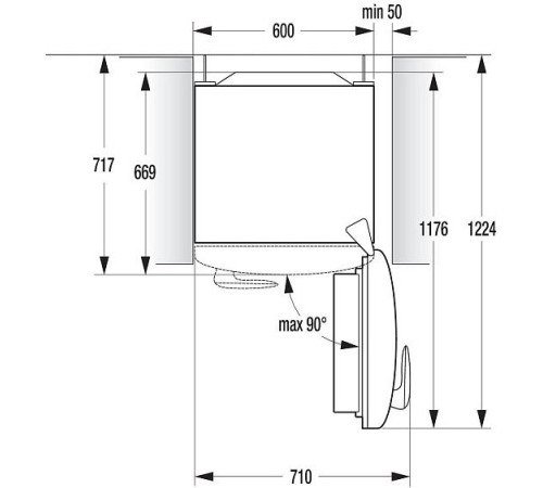 Холодильник GORENJE ORK192BK