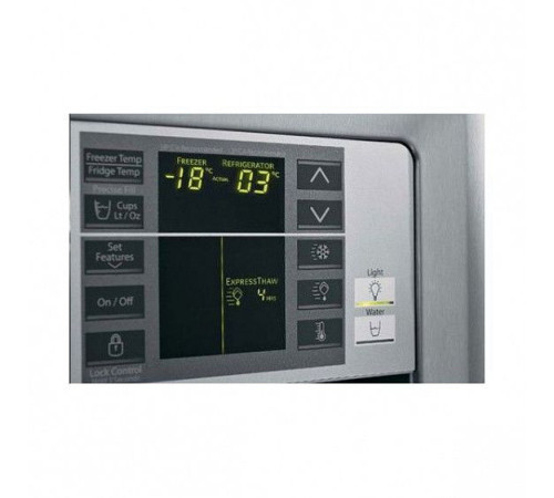 Холодильник IO MABE ORE24VGHFNM черный, ручки золото/бронза