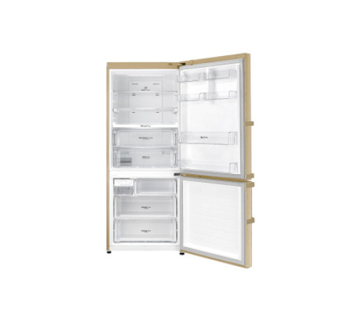 Холодильник LG GB-B548GVQZE бежевый