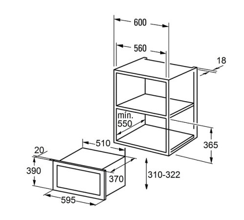 Микроволновая печь CATA MW BI2505DCG BK