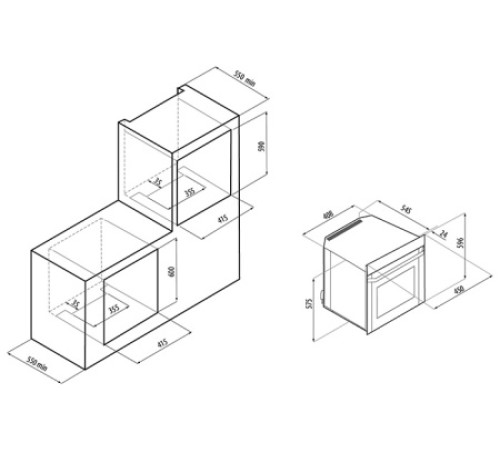 Духовой шкаф Fornelli FET 45 TIADORO IV