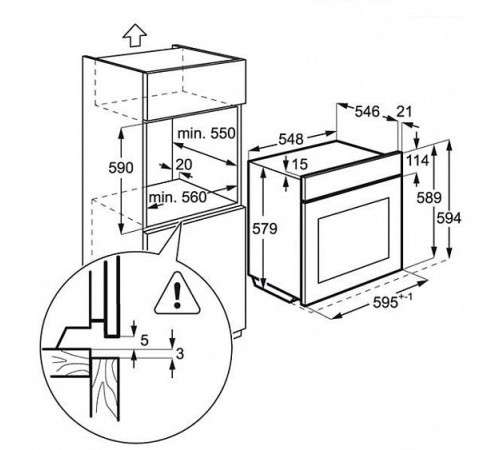 Духовой шкаф AEG BCR748380W