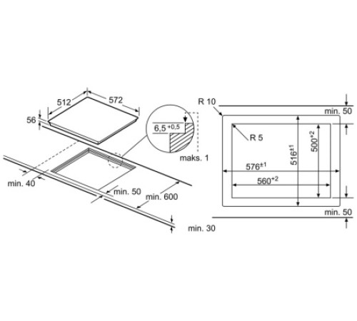 Варочная поверхность BOSCH PXE601DC1E