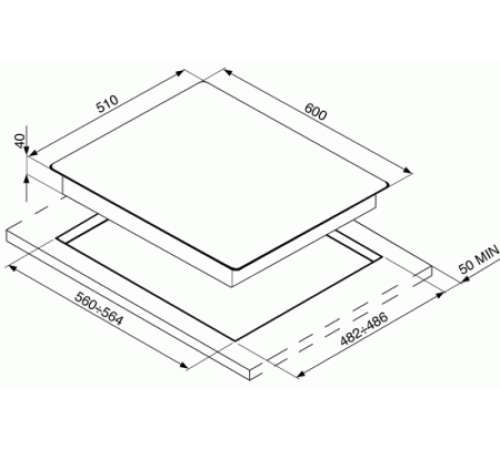 Варочная панель SMEG PV163S-1