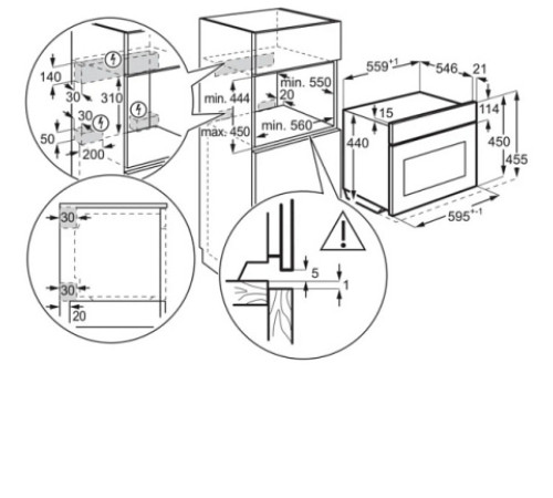Духовой шкаф  ELECTROLUX VKA9S21WX1