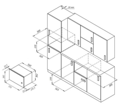 Микроволновая печь AKPO MEA 2001 Flat WH