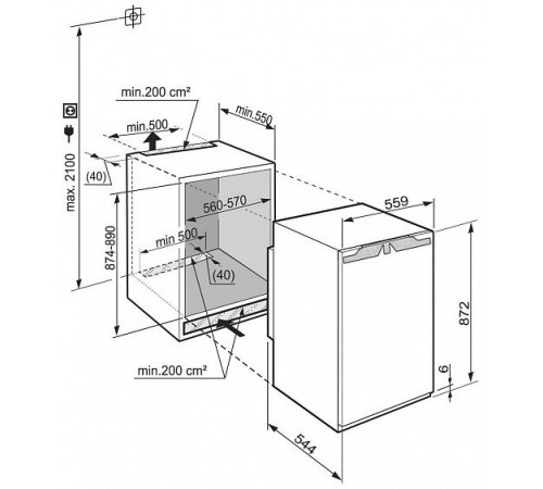 Холодильник Liebherr IK 1614-20 001