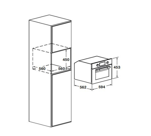 Микроволновая печь FULGOR Milano FUGMO 4505 MT MBK