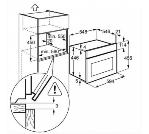 Духовой шкаф  AEG ke 8404001 m