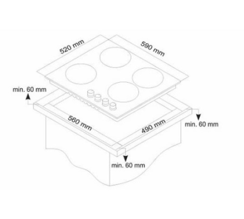 Варочная панель SIMFER H60D14B001