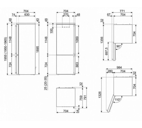 Холодильник SMEG FA8005LPO5