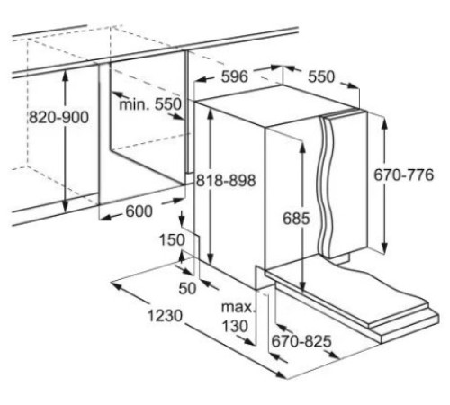 Посудомоечная машина AEG F SE73700 P