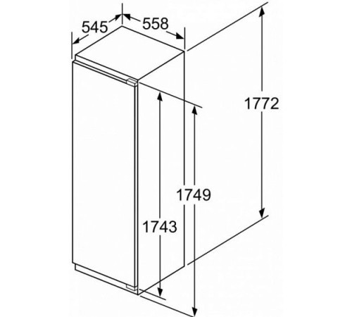 Холодильник BOSCH KIR81AF20R
