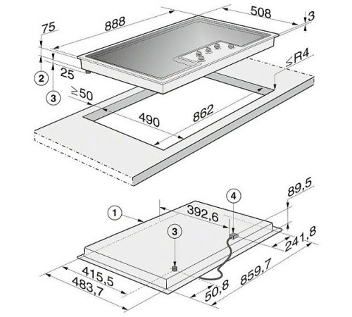 Варочная панель Miele KM 2354