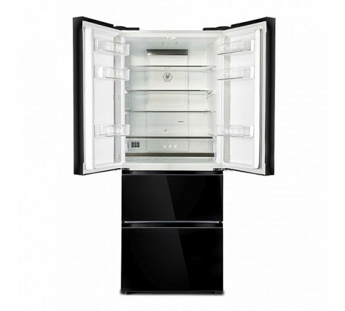 Холодильник TESLER RFD-361I BLACK GLASS