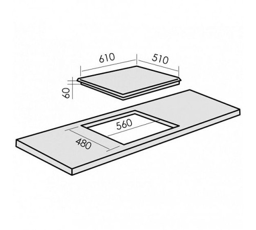 Варочная панель MBS PG-601 BL