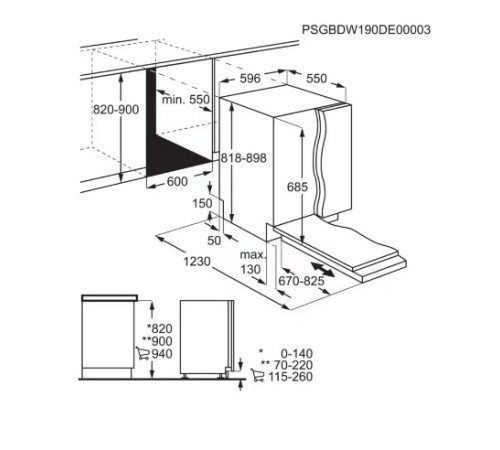 Посудомоечная машина AEG FSE73727P